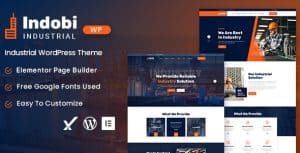 Indobi - Industrial WordPress Theme