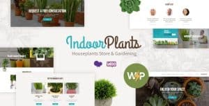 Download Indoor Plants | Houseplants store & Gardening WordPress Theme