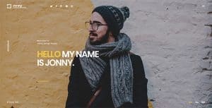 Download Jonny - Personal  WordPress Theme