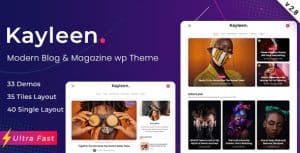 Download Kayleen | Blog & Magazine WordPress Theme