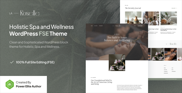 Download La Roselle – Holistic Spa & Wellness Gutenverse FSE WordPress Block Theme GPL WordPress Plugin
