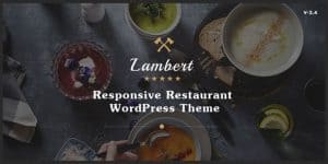 Download Lambert - Restaurant / Cafe / Pub WordPress Theme