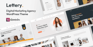Lettery - Digital Agency WordPress Theme