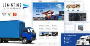 Download Logistics wordpress theme