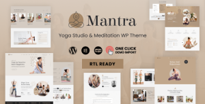 Download Mantra - Yoga Fitness WordPress Theme