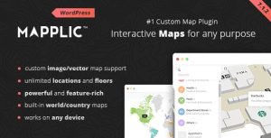 Download Mapplic - Custom Interactive Map WordPress Plugin