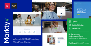 Markty | SMM & Marketing WordPress Theme