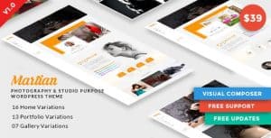 Download Martian | Photography & Studio Purpose WordPress Theme