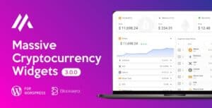 Download Massive Cryptocurrency Widgets | Crypto Plugin - GPL WordPress Plugin