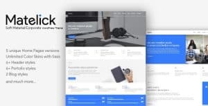 Download Matelick - Soft Material Corporate WordPress Theme