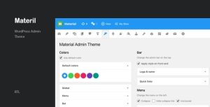 Download Materil - WordPress Material Design Admin Theme