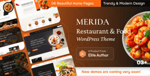 Download Merida - Restaurant & Food WordPress Theme