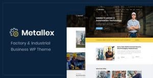 Download Metallex - Industrial And Engineering WordPress Theme