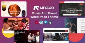 Download Miyaco - Music And Event WordPress Theme