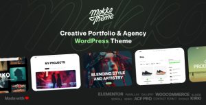 Mokko - Creative Portfolio & Agency‚Ä®WordPress Theme