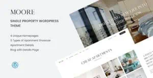 Download Moore - Single Property WordPress Theme