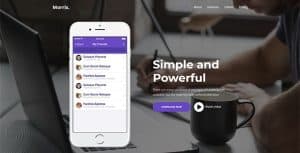 Download Morris - WordPress App & Product Landing Page