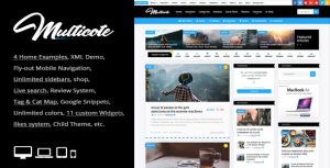 Download Multicote - Magazine and WooCommerce WordPress Theme