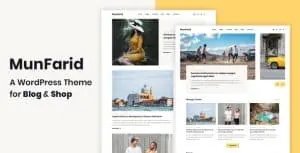 Download Munfarid - A WordPress Theme For Blog & Shop