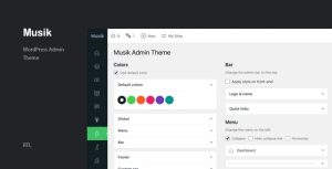 Download Musik - WordPress Admin Theme