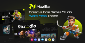 Download Muzilla - Creative Indie Game Studios WordPress Theme GPL WordPress Plugin