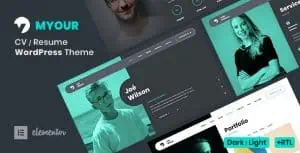 Download Myour - CV Resume WordPress Theme