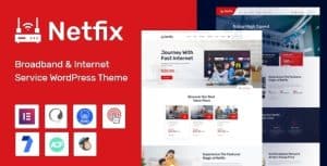 Download Netfix - Broadband & Internet Services WordPress Theme + RTL