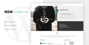 Download NEW Retina Ready WordPress Vcard Theme