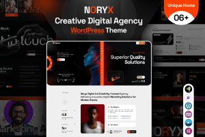 Download Noryx - Digital Agency & Creative WordPress Theme GPL WordPress Plugin