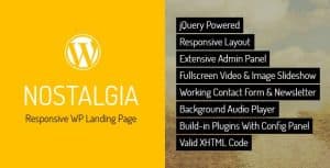 Download Nostalgia - WordPress Landing Page