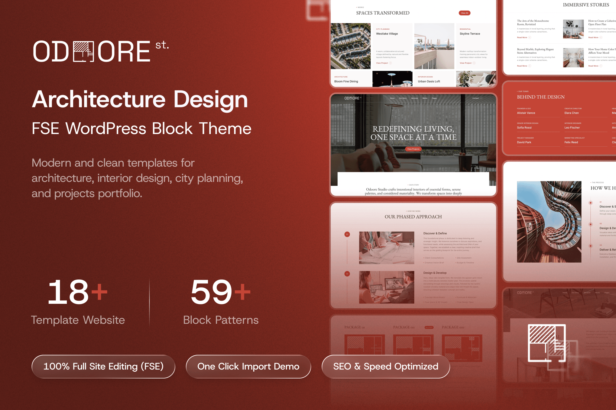 Download Odoore Studio - Architecture & Interior Design WP GPL WordPress Plugin