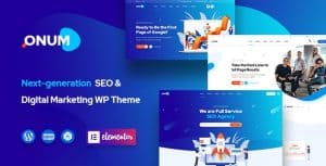 Download Onum - SEO & Marketing Elementor WordPress Theme