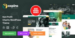 Download Oxpins - Non Profit Charity WordPress Theme
