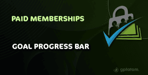 Download Paid Memberships Pro – Goal Progress Bar Add On - GPL WordPress Plugin