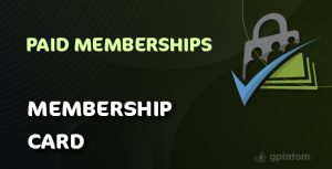 Download Paid Memberships Pro - Membership Card