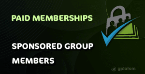 Download Paid Memberships Pro – Sponsored Group Members - GPL WordPress Plugin