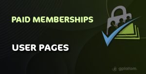 Download Paid Memberships Pro - User Pages