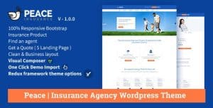 Download Peace - Insurance Agency WordPress Theme