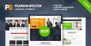 Download Pearson Specter | Lawyer & Attorney WordPress Theme