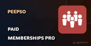 Download PeepSo Paid Memberships Pro Integration - GPL WordPress Plugin