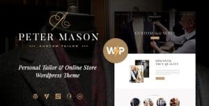 Download Peter Mason | Custom Tailoring and Clothing Store WordPress Theme