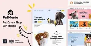 Download PetMania - Pet Shop & Care Elementor Pro WordPress Theme