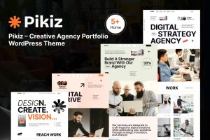 Download Pikiz - Creative Agency Portfolio WordPress Theme GPL WordPress Plugin