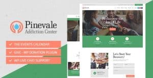 Download Pinevale | Addiction Recovery and Rehabilitation Center WordPress Theme