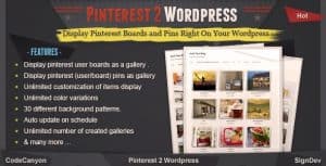 Download Pinterest to WordPress Plugin