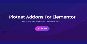 Download Piotnet Addons Pro For Elementor