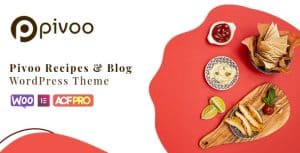 Download Pivoo - Food & Recipe Blog WordPress Theme