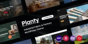 Download Planty - Industrial Fabric & Factory WordPress Theme