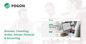 Download Pogon - Business and Finance Corporate WordPress Theme