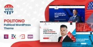 Download Politono - Political Election Campaign WordPress Theme